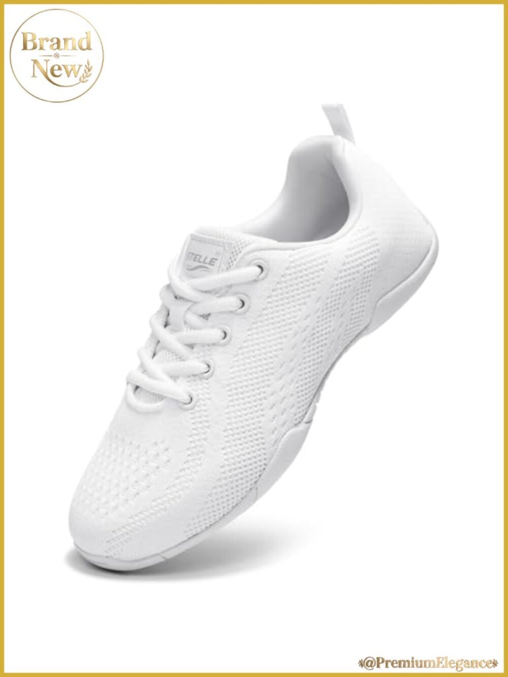 Cheer Shoes Girls Women Knit Breathable Lightweight Athletic Sneaker